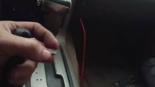 Nissan Pathfinder emergency gear shifting