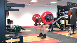 130kg/285lbs ATG Pause squat fail