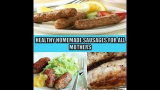 How to make chicken sausages at home.... Unbelievably easy