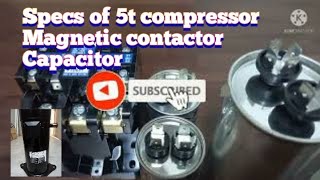 Compressor magnetic contactor capacitor tutorial| palit bago