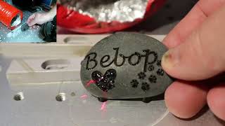 Engraving Pet Names In Stone With The 100watt Fiber JPT MOPA