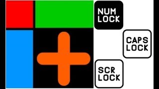 Индикаторы для клавиш Num Lock, Caps Lock и Scroll Lock на панели задач