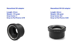 Hasselblad XH adapter overview, adapting Hasselblad HC and HCD lenses to X2D and X1D mark ii