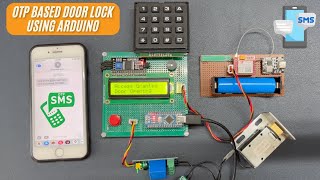 OTP Based Door Lock Using Arduino | SIM800L