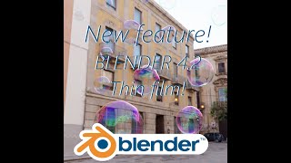 81: The new "Thin Film" parameter in Blender 4.2