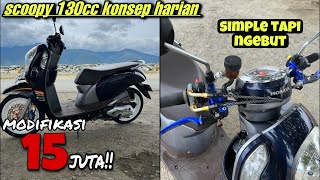 REVIEW MODIFIKASI SCOOPY KONSEP HARIAN TAPI NGEBUT ⁉️