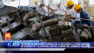 Alcalde Pinedo Avanza en la Solución de Acueducto y Alcantarillado de la Mano del Presidente Petro