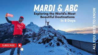 MARDI HIMAL AND ANNAPURNA BASE CAMP TREK IN NEPAL 2023