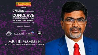 Mr. Jiji Mammen | Manappuram Unique Times Conclave 2024 | Executive Director & CEO of Sa-Dhan |