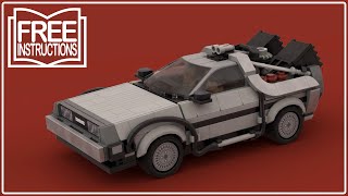 LEGO Speed Champions DeLorean - FREE Instructions