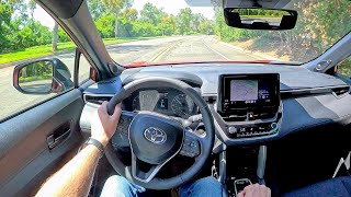 2024 Toyota Corolla Cross Hybrid SE Nightshade - POV Test Drive (Binaural Audio)