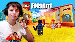 RAZISKOVANJE in GRAJENJE NASELJA v LEGO Fortnite!