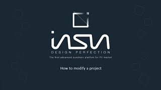 inSun - Tutorial 14: How to modify a project