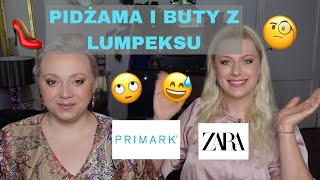 🌺 HAUL LUMPEKSOWY | VINTAGE, ZARA, RETRO, PRIMARK | PIDŻAMA i BUTY Z SECOND HAND | PLUS SIZE