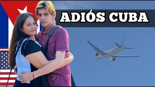 La SALIDA de CUBA 🇨🇺✈️🇺🇸. Así fue la despedida 💔.