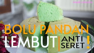 RESEP KUE BOLU PANDAN UNTUK LEBARAN || LEMBUT ANTI SERET