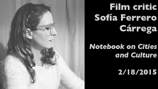 Film critic Sofía Ferrero Cárrega in Busan — Notebook on Cities and Culture — 2/18/2015