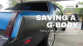 Saving a “forgotten” 1987 cutlass G-Body after years in storage.