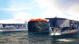 『軍艦巻き』と『軍艦』を3DCGで比較してみた