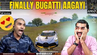 Shreeman Crazy Reaction Bugatti in Bgmi