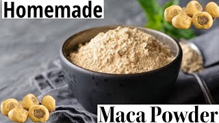 YELLOW MACA ROOT POWDER| how to make maca powder🍑| Best curves ingredient