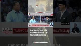 Debat Capres Pemilu 2024: Prabowo Subianto dan Anies Baswedan Saling Serang