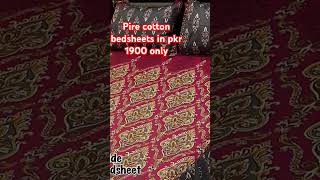 Bedsheets stitched frilled with 2 pillows available diff colours nd variety of designs #doublebedshe