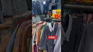 Shirts in just ₹150/- 😱 in Sarojini nagar market delhi #sarojininagar #shirts #viral #ytshorts