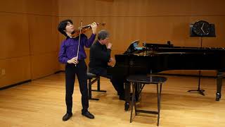 Kento Hong performs Kreisler's Gypsy Caprice