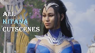 Mortal Kombat 1 ALL KITANA Character Cutscenes (Kari Wahlgren)