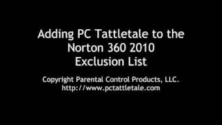 PC Tattletale - Norton 360 ver 2010