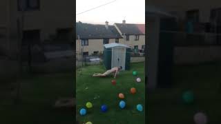 Mankini baloon bursting partyyy