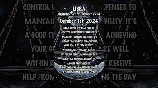 October 1st, 2024 #librahoroscope #dailyhoroscope #dailyastrologyhoroscope #zodiacupdates #libra