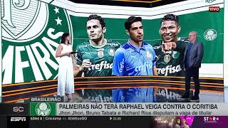 Palmeiras enfrenta o Coritiba no alianz