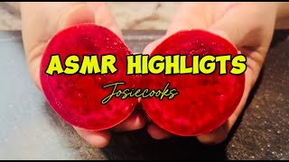 asmr cutting fruits and vegetables highlights