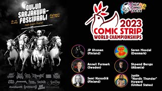 Comic Strip World Championships 2023 award ceremony and opening of Oulu Comics Festival