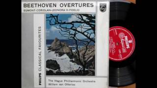 Ludwig van Beethoven overtures Side B Leonore 3 Fidelio van Otterloo vinyl 1958