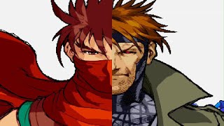 Marvel vs Capcom Clash of Super HeroesGambit/Strider Hiryu Playthrough