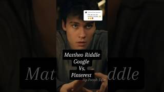 Mattheo Riddle #harrypotter #mattheoriddle #trendingshorts #shorts