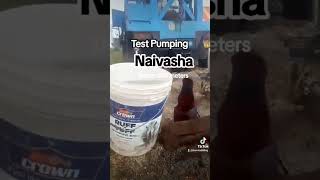 borehole test pumping in #naivasha