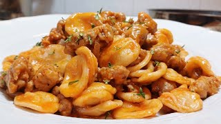 2 TOP RICETTE FACILI E VELOCI - PASTA CON #RAGÙ DI SALSICCIA 🔝