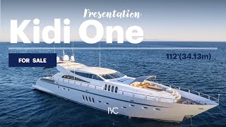 KIDI ONE I Powerful Leopard 112' (34.13m) open yacht I For sale with IYC