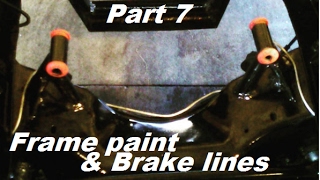 72 Chevy LS swap part 7 - Painting the frame and New brake lines