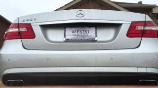 MERCEDES BENZ E550 RESONATOR DELETE COLD START