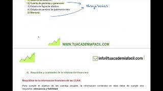 Contabilidad financiera (Grado ADE - UOC). Módulo 1 - VÍDEO 2 - Requisitos y cualidades CCAA