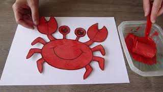 Le crabe : tuto bricolage du Relais Petite Enfance (RPE) de la Région d'Audruicq