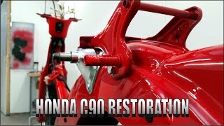 Just Stand There! -Part 4 ( Honda C90 FULL RESTORATION )