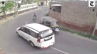 CCTV Sidhu Moosewala Murder