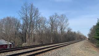 Westbound CN Train near Bancroft 3-30-21