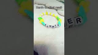 Watch Me Make a Summer Themed Bracelet